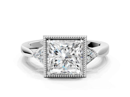 PRINCESS MILGRAIN VINTAGE RING