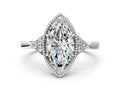 MARQUISE MILGRAIN VINTAGE RING