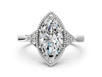 MARQUISE MILGRAIN VINTAGE RING