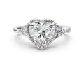 HEART MILGRAIN VINTAGE RING