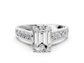 EMERALD CHANNEL RING