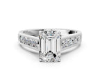 EMERALD CHANNEL RING
