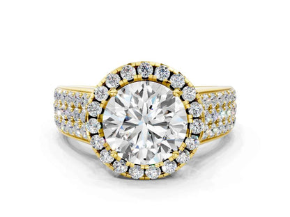 ROUND THREE ROW VINTAGE RING - M&D Signature Jewels
