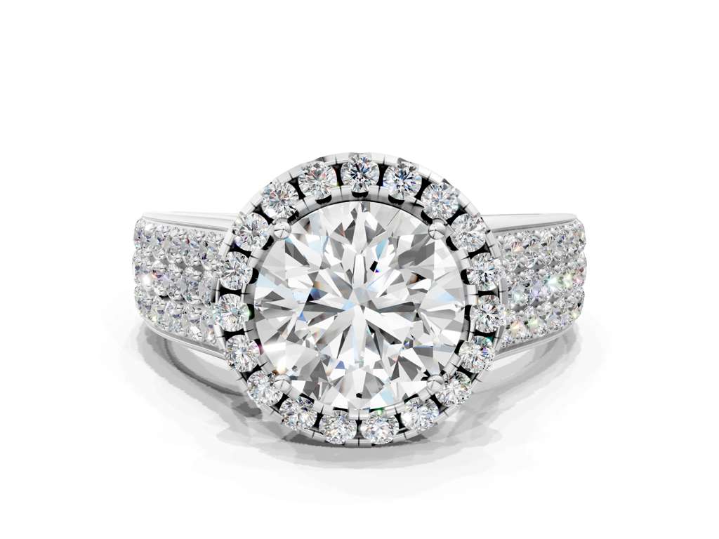 ROUND THREE ROW VINTAGE RING