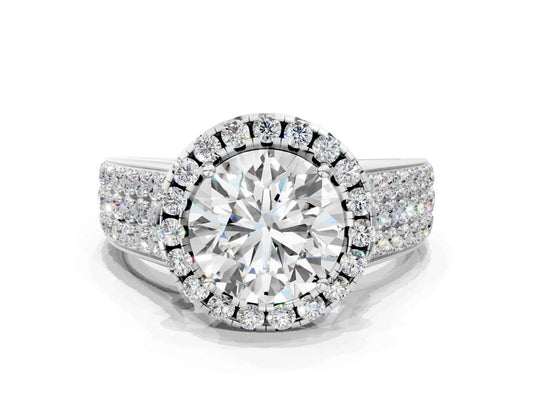 ROUND THREE ROW VINTAGE RING