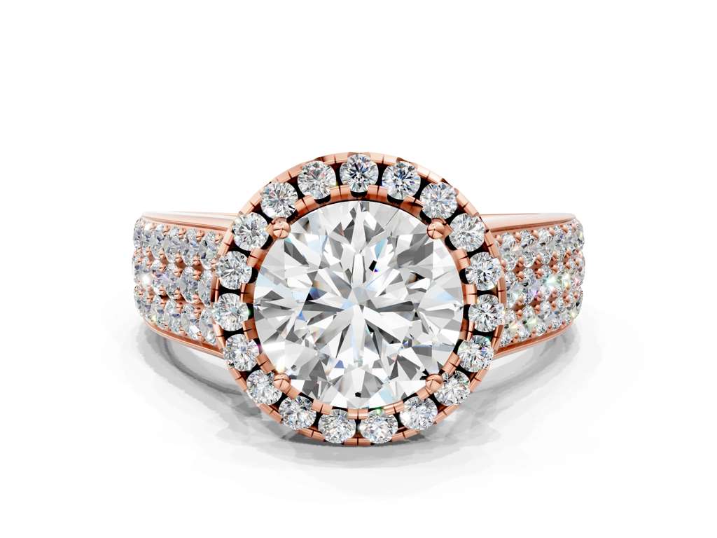 ROUND THREE ROW VINTAGE RING - M&D Signature Jewels
