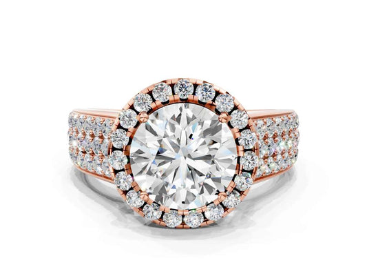 ROUND THREE ROW VINTAGE RING - M&D Signature Jewels