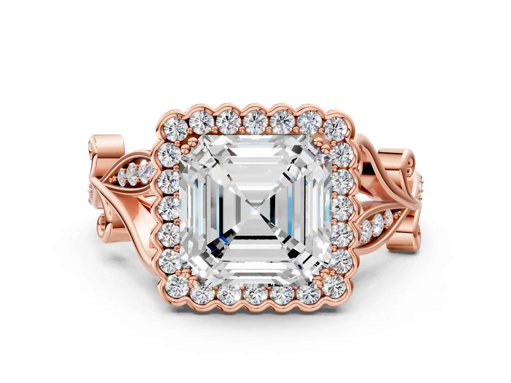 ASSCHER SPLIT SHAK VINTAGE - M&D Signature Jewels