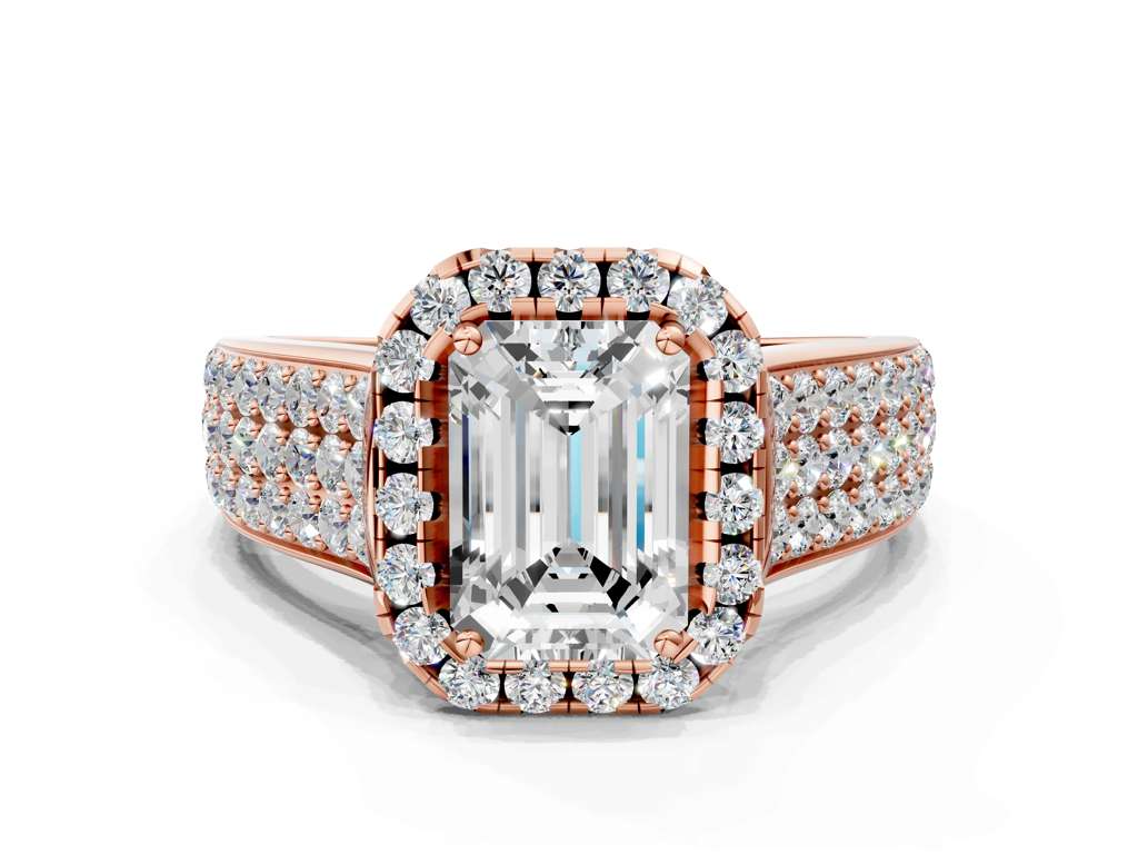 RADIANT THREE ROW VINTAGE RING - M&D Signature Jewels