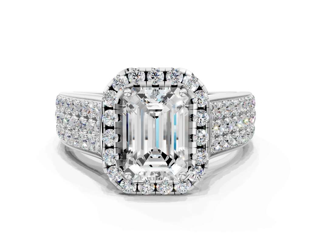 RADIANT THREE ROW VINTAGE RING