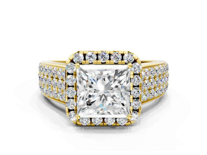 PRINCESS THREE ROW VINTAGE RING - M&D Signature Jewels