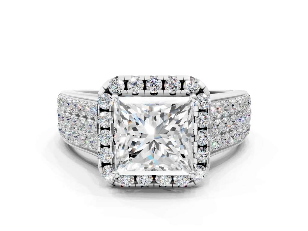 PRINCESS THREE ROW VINTAGE RING