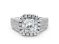 CUSHION THREE ROW VINTAGE RING