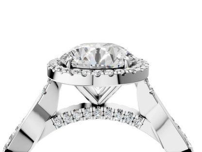 ROUND TWIST HALO - M&D Signature Jewels