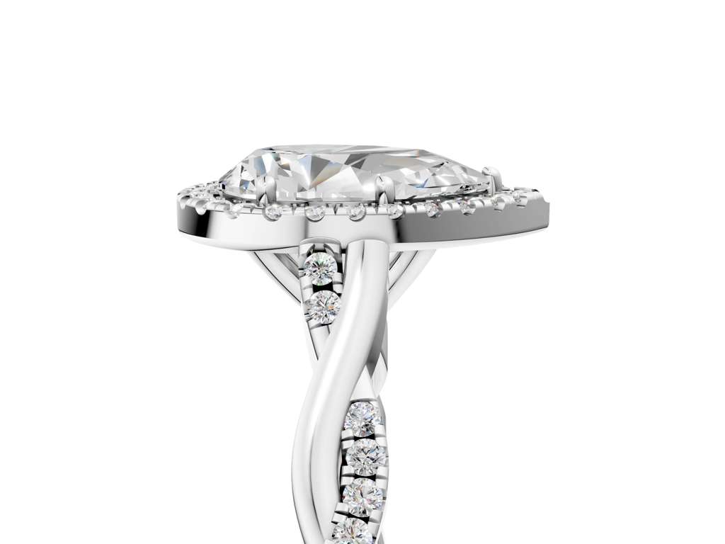 PEAR TWIST HALO
