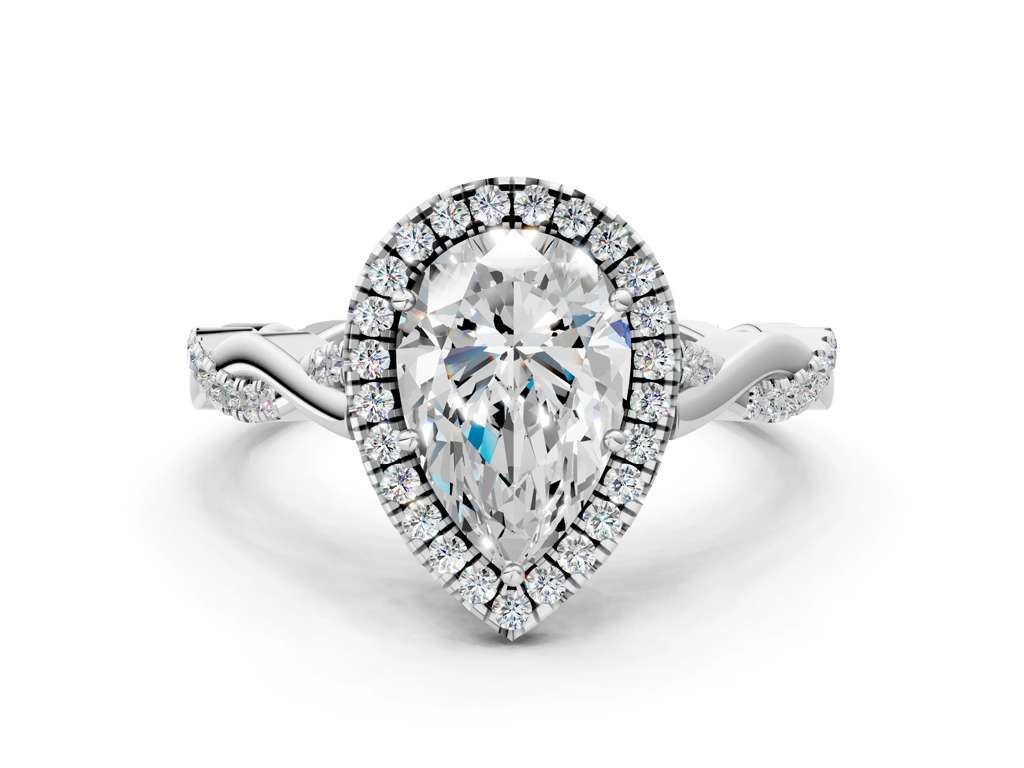 PEAR TWIST HALO