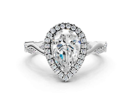 PEAR TWIST HALO