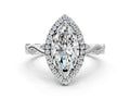 MARQUISE TWIST HALO