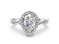 PEAR TWISTED PAVE WITH HALO
