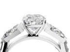 CUSHION BAGUETTE CHANNEL RING