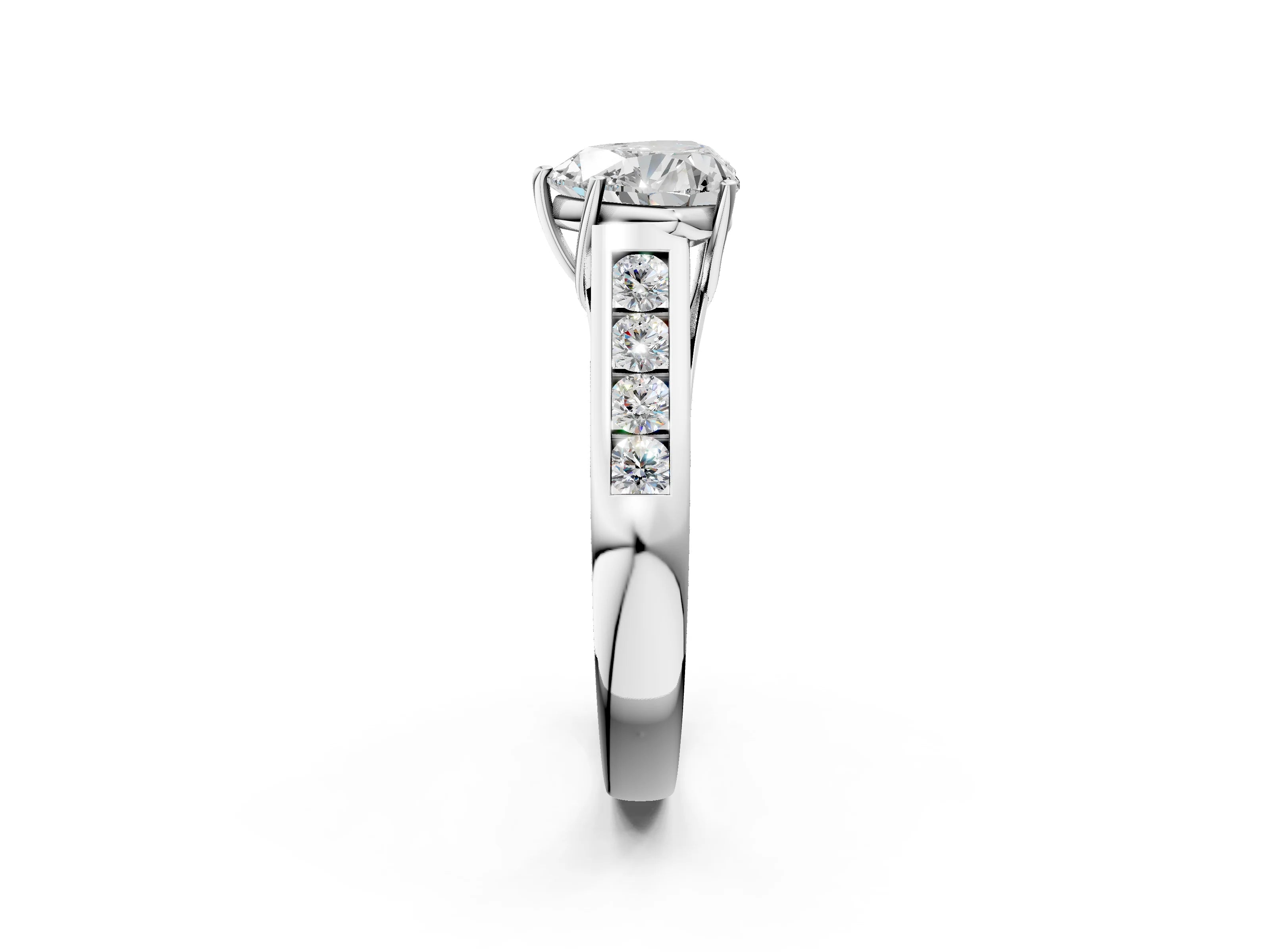 HEART CHANNEL RING