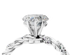 HEART TWISTED PAVE RING