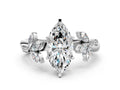 MARQUISE FLORAL NATURE INSPIRED CHANNEL RING
