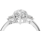 MARQUISE TRAPAZOID 3 STONE RING