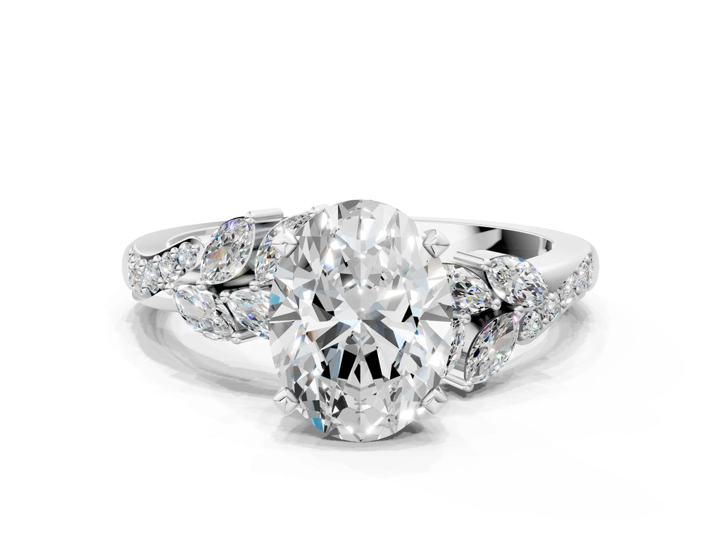 OVAL NATURE INSPIRED  RING