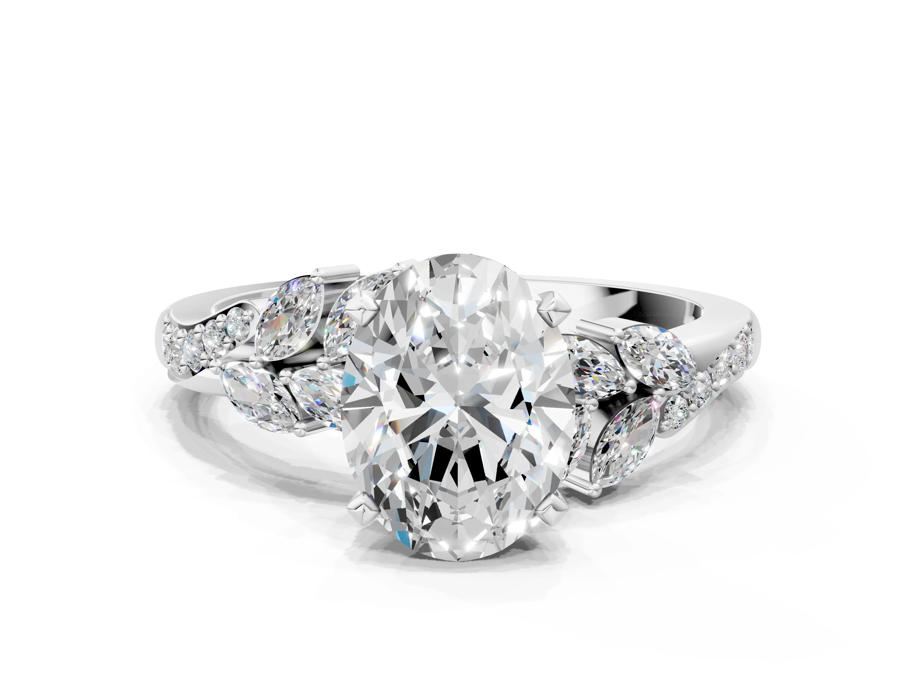OVAL NATURE INSPIRED  RING