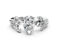 PEAR FLORAL NATURE INSPIRED CHANNEL RING