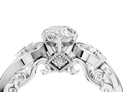 PEAR VINTAGE RING - M&D Signature Jewels