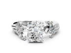 RADIANT FLORAL NATURE INSPIRED CHANNEL RING