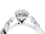RADIANT FLORAL NATURE INSPIRED CHANNEL RING