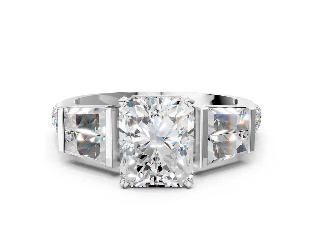RADIANT BAGUETTE CHANNEL RING