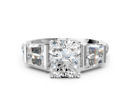 RADIANT BAGUETTE CHANNEL RING - M&D Signature Jewels