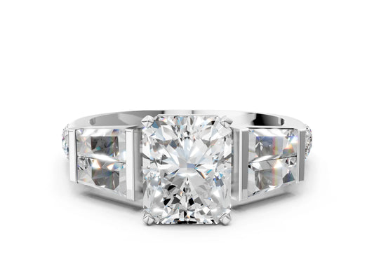 RADIANT BAGUETTE CHANNEL RING