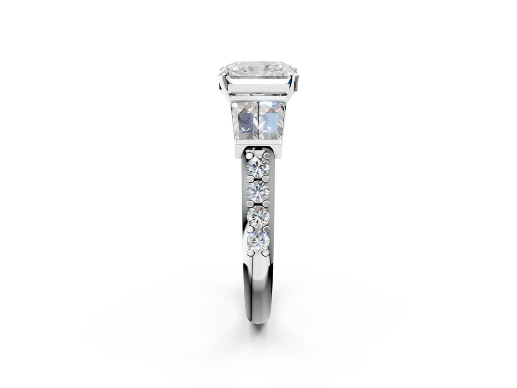 RADIANT BAGUETTE CHANNEL RING
