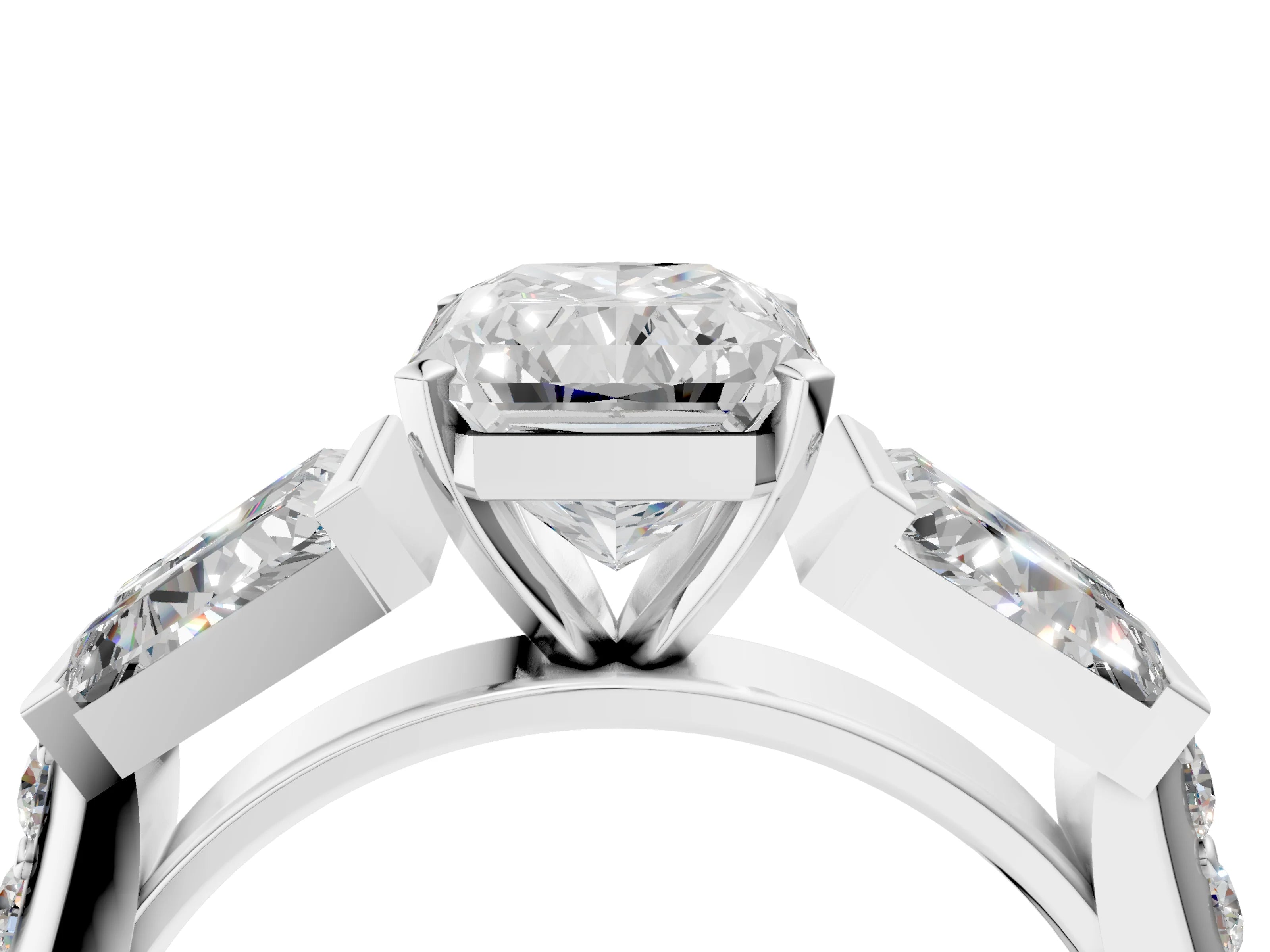 RADIANT BAGUETTE CHANNEL RING