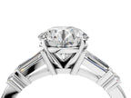 ROUND BAGUETTE ROUND CHANNEL RING