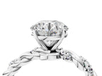 ROUND TWISTED PAVE RING