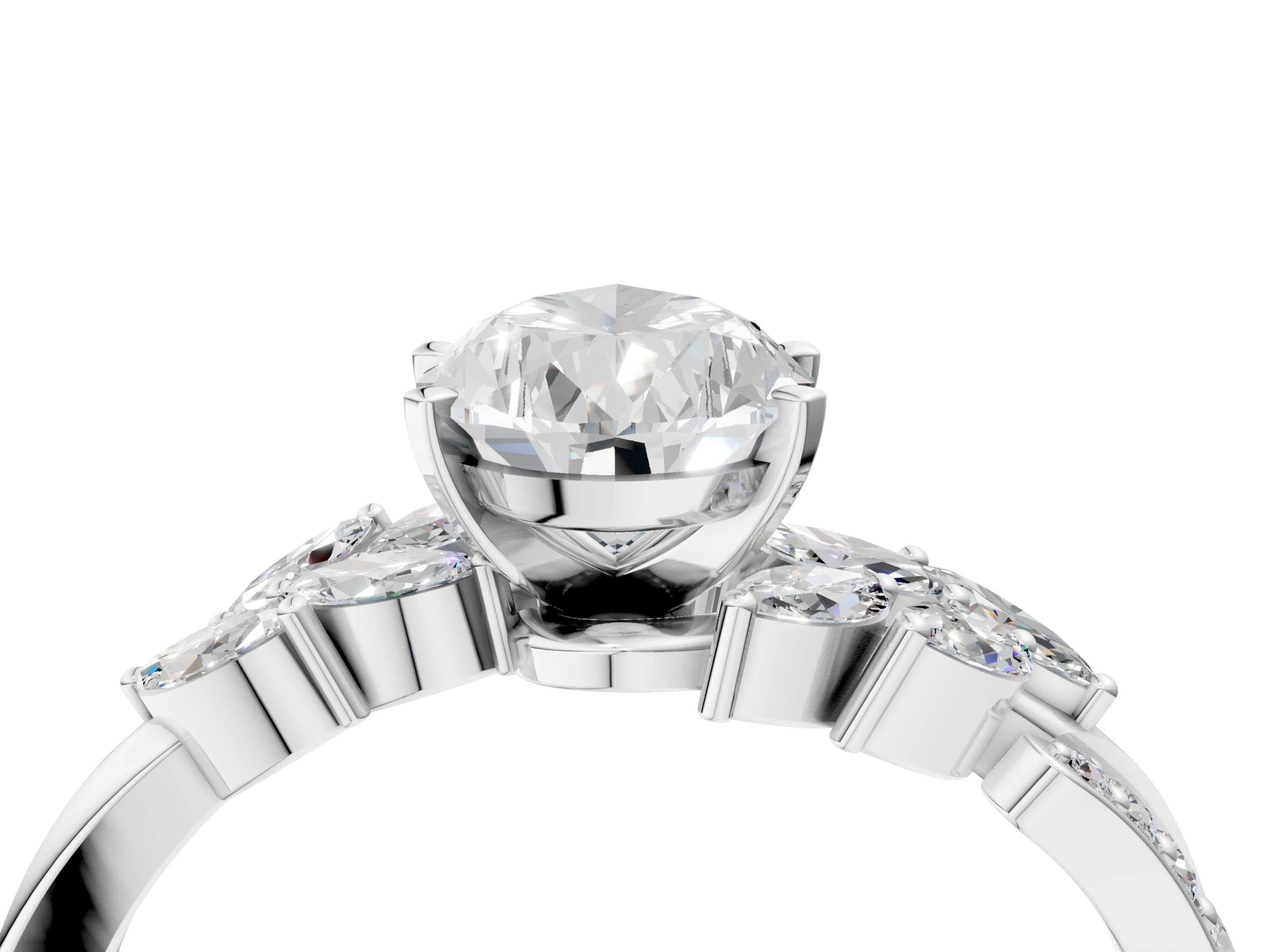 PEAR NATURE INSPIRED  RING