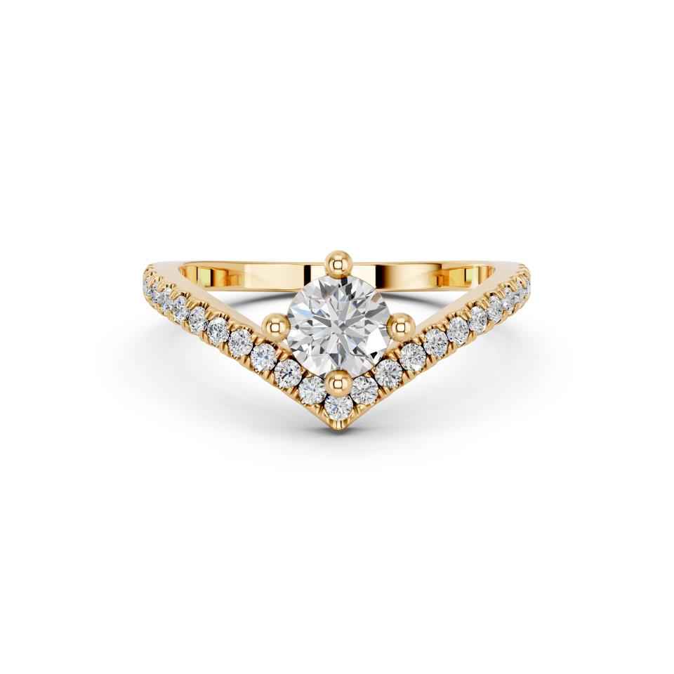 ROUND FANCY PAVE RING