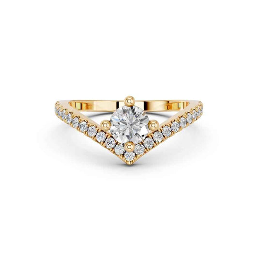 ROUND FANCY PAVE RING