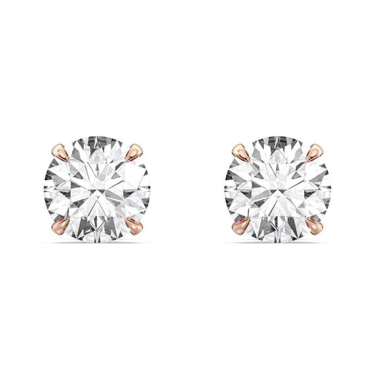 ROUND HIDDEN HALO EARRING