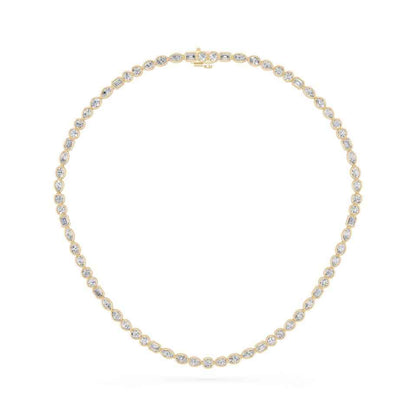 MULTI-SHAPE BEZEL NECKLACE