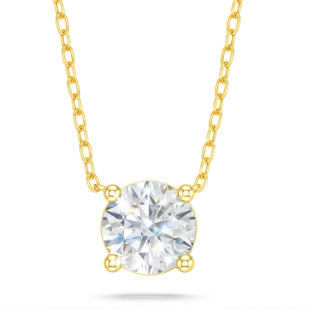 ROUND SOLITAIRE PENDANT