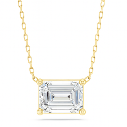 EMRALD SOLITAIRE PENDANT - M&D Signature Jewels