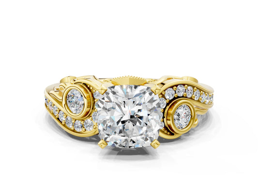 CUSHION VINTAGE RING - M&D Signature Jewels
