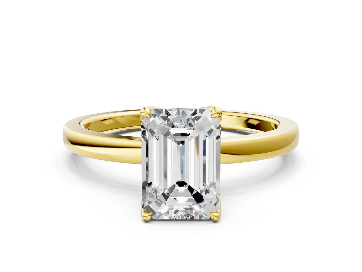 Emerald engagement ring
